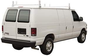 lot 35596 image: Buyers Products 1501310 Van Ladder Rack White Powder Coated Steel
