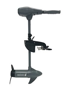 lot 35493 image: Newport Vessels Kayak Series 55lb Thrust Transom Mounted Saltwater Electric Trolling Motor w LED Battery Indicator (24 Shaft)