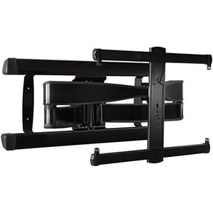 lot 35604 image: Sanus Premium Full Motion TV Wall Mount for TVs Up to 90 - Brushed Black Finish with FluidMotion Design for Smooth Extension, Swivel & Tilt