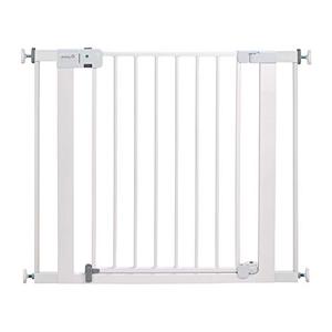 lot 35614 image: Safety 1st Easy Install Auto-Close Baby Gate with Pressure Mount Fastening, White