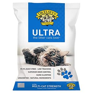 lot 35620 image: Dr. Elseys Ultra Premium Clumping Cat Litter, 40 Lb  18.14 Kg (Pack May Vary)