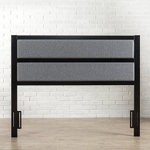 lot 35645 image: Zinus Viola Modern Studio Upholstered Metal Headboard, Full  Queen