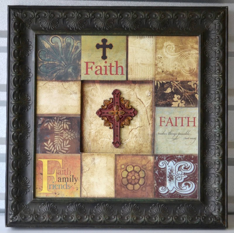 lot 1015 image: Tin-type, Metal Art Faith