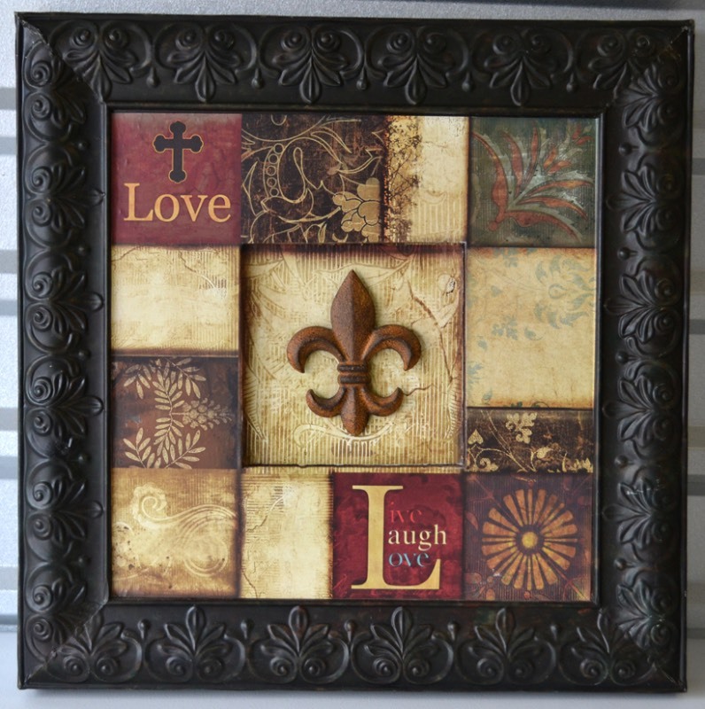 lot 1016 image: Tin-type, Metal Art Love