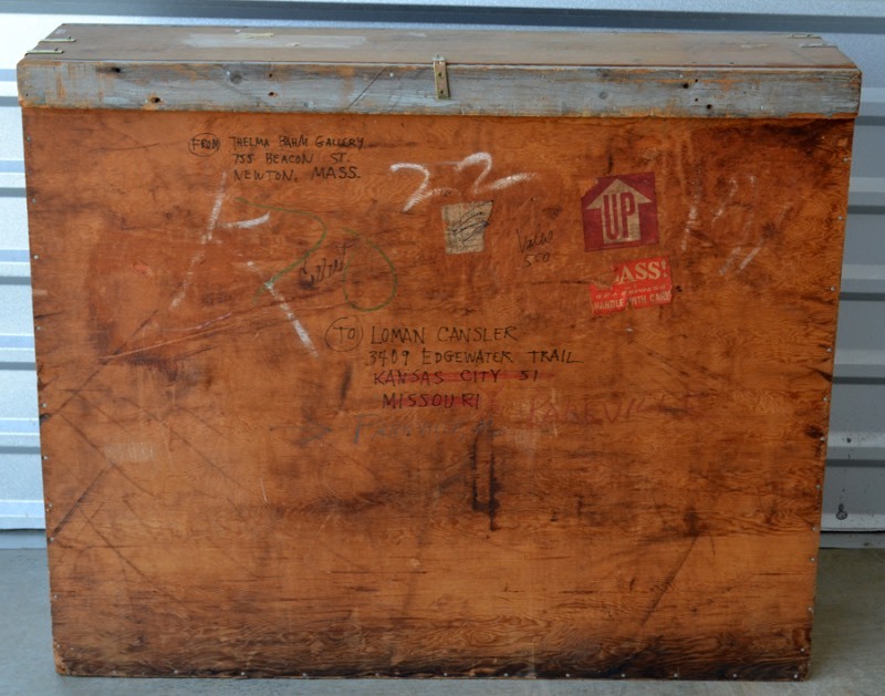 lot 1022 image: Old Wooden Crate