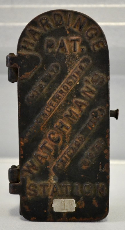 lot 1030 image: Antique Watchman Station