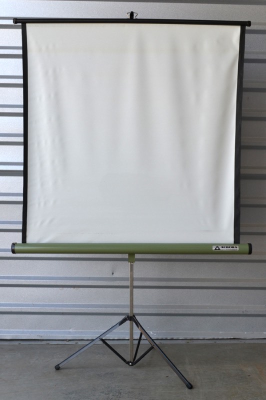 lot 1033 image: Vintage Aurora Projector Screen