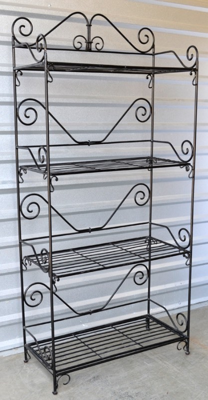 lot 1037 image: Decorative Bakers Rack