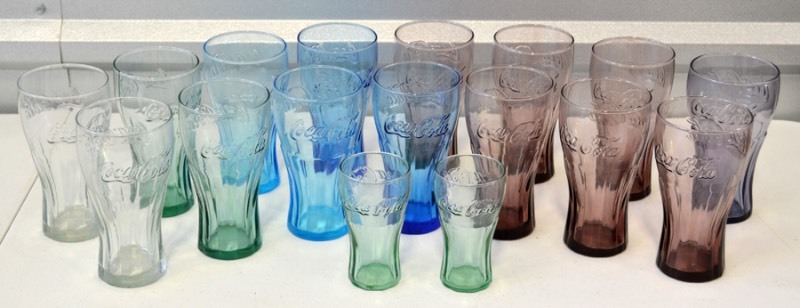 lot 1047 image: Coke Glasses