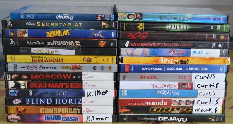 lot 1104 image: DVDs Lot 6