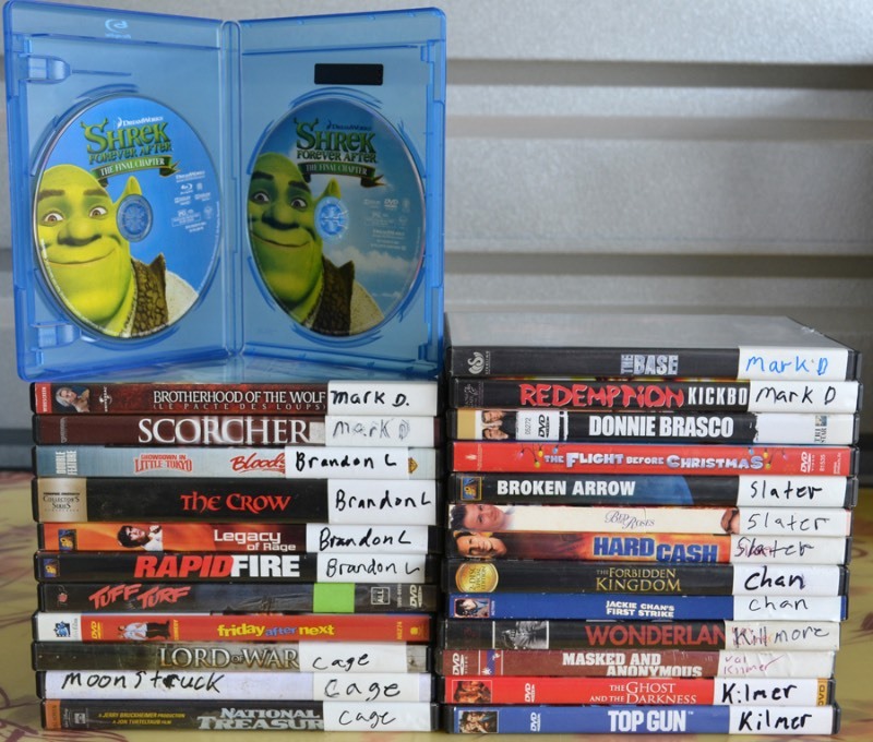 lot 1105 image: DVDs Lot 7