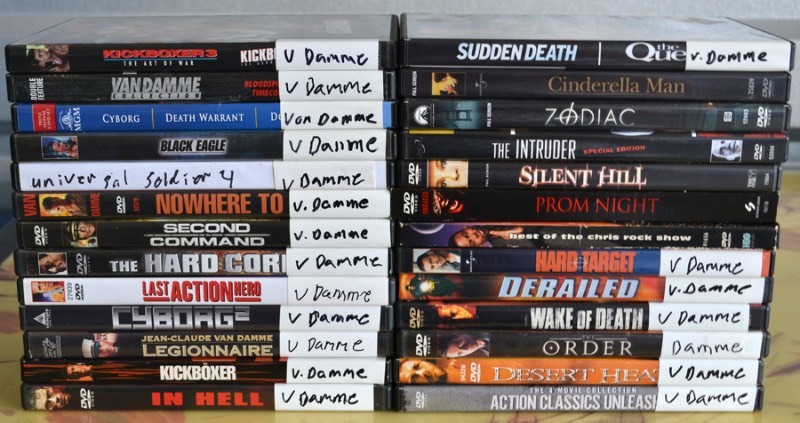 lot 1107 image: DVDs Lot 9