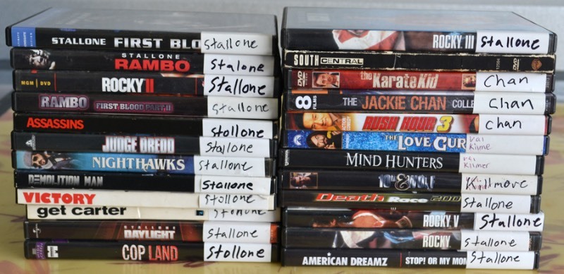 lot 1108 image: DVDs Lot 10