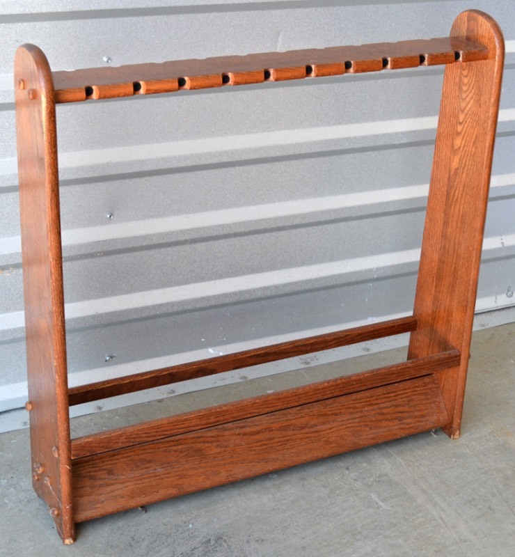 lot 1129 image: Fishing Pole Rack