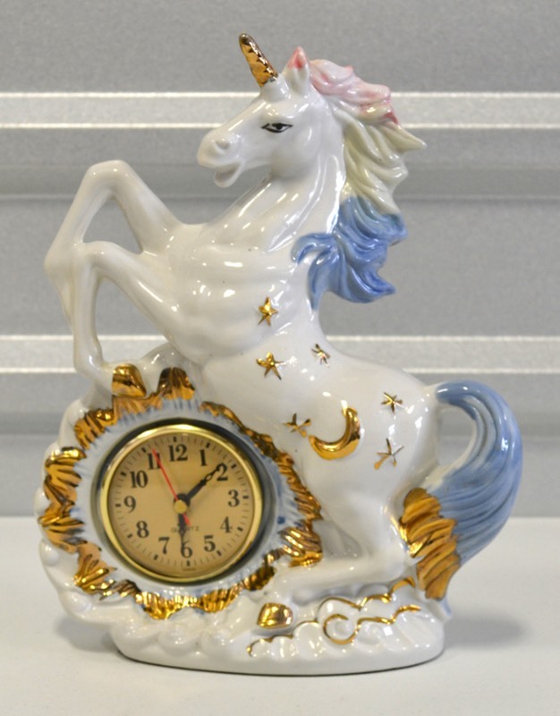 lot 1166 image: Unicorn Clock
