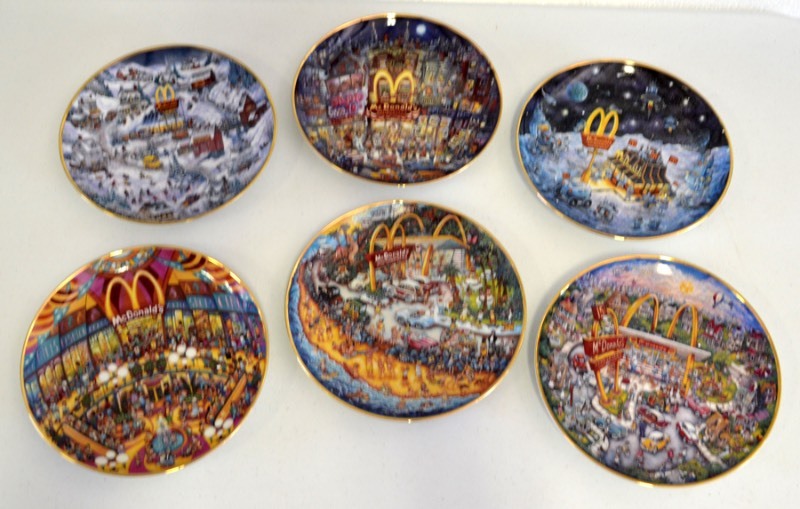 lot 1168 image: McDonalds Collectible Plates