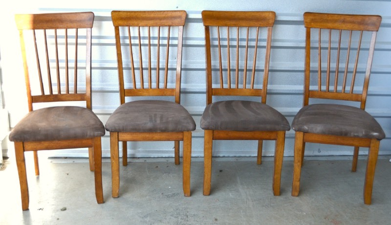 lot 1187 image: Set of 4 Dining Chairs