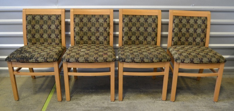 lot 1195 image: 4 Dining Chairs