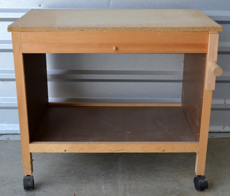 lot 1198 image: Wooden Work Cart