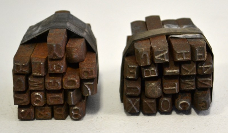 lot 2010 image: Letter Punches