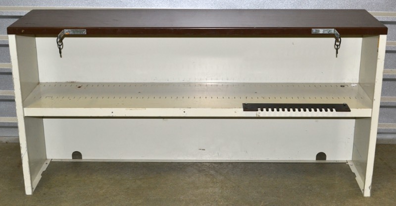 lot 2011 image: Metal Counter with Shelf