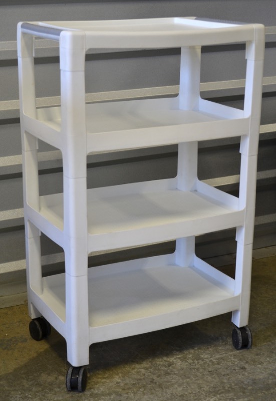 lot 2013 image: White Rubbermaid Cart