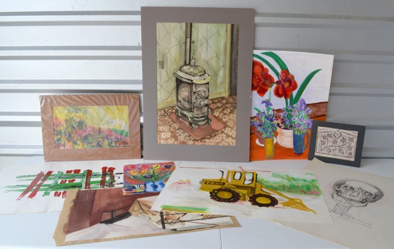 lot 5018 image: 10 Original Paintings and Drawings