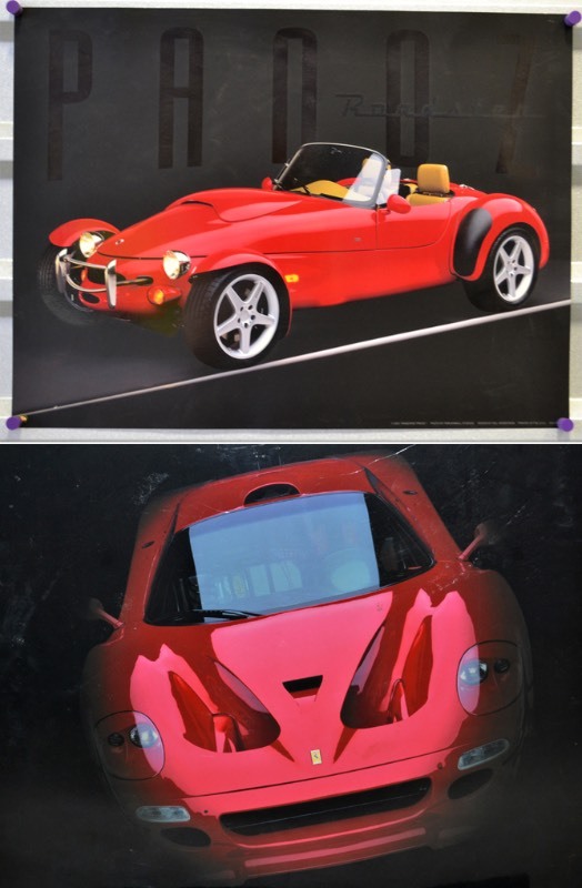 lot 5080 image: 2 Hot Red Car Posters