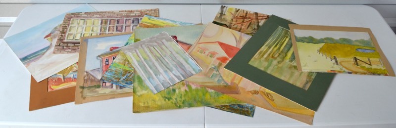lot 5651 image: 13 Original Pieces of Art