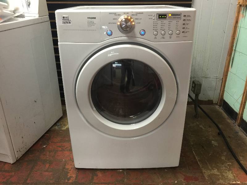 lot 8288 image: LG DLE3777W White 7.3 cu.ft. Electric Dryer