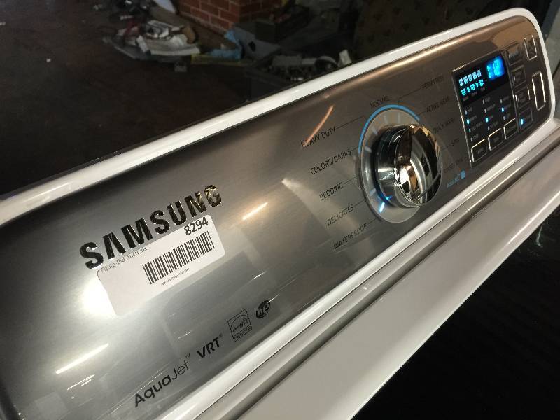 lot 8294 image: Samsung 4.5 cu. ft. Top-Load Washer - White
