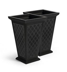lot 39526 image: FCMP Outdoor Modemmo Planter (Casablanca) set of 2