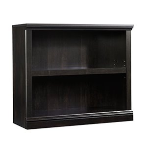 lot 39527 image: Sauder 2-Shelf Bookcase, Estate Black finish