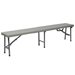 lot 39565 image: Office Star outdoor bench, 6, White