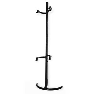 lot 39595 image: RAD Cycle Gravity Bike Stand Bicycle Rack Storage or Display Holds Two Bicycles Holds up to 125 lbs. No Tools Required