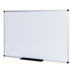 lot 39606 image: VIZ-PRO Magnetic Dry Erase Board, 36 X 24 Inches, Silver Aluminium Frame