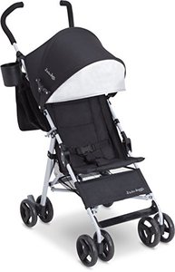 lot 39608 image: Jeep North Star Stroller �� Lightweight Stroller Features Parent Organizer, Cup Holder and Cool-Climate Mesh Seat, Black with Grey