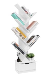 lot 2590 image: White Bookshelf