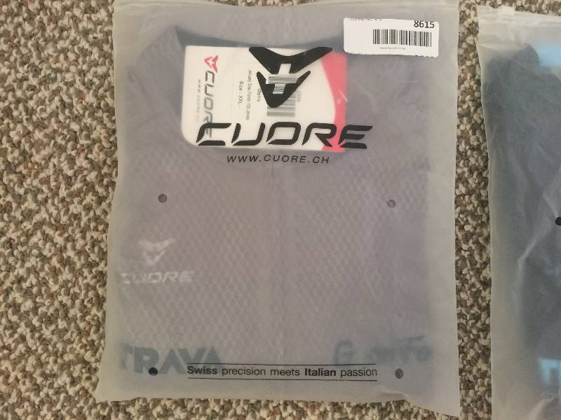 lot 8615 image: Limited edition JANUARY Gran Fondo 100 Jersey ($109 retail) made by CUORE .