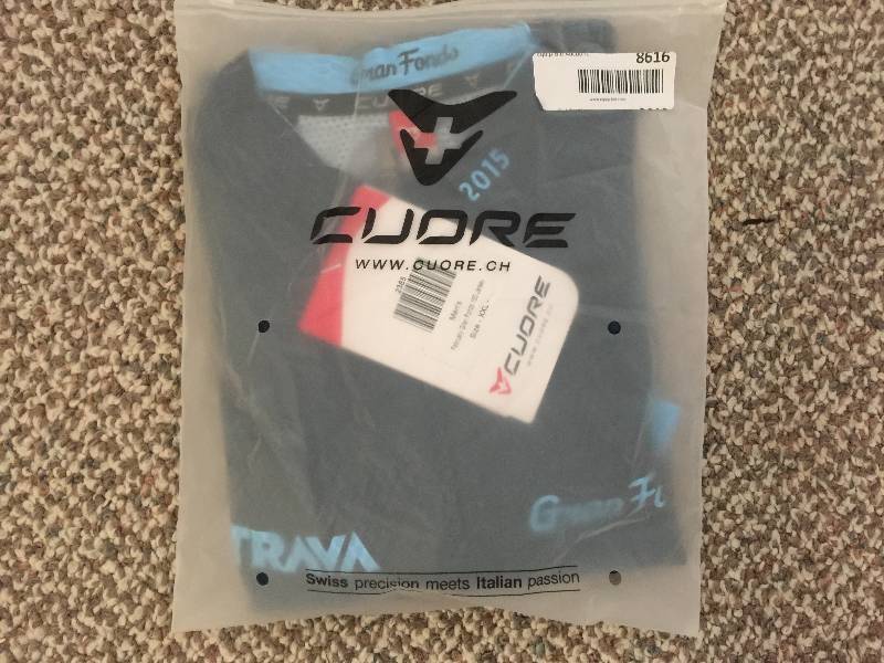 lot 8616 image: Limited edition FEBRUARY Gran Fondo 150 Jersey ($109 retail) made by CUORE