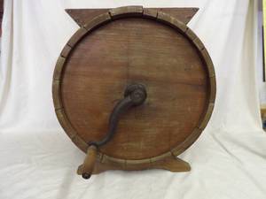 lot 1554 image: Antique Butter Churn