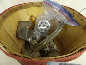 lot 1573 image: Fruit Basket & Food Grinders
