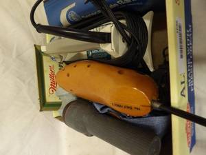 lot 1636 image: Iron, Suspenders, Shoe Strecher, Insulator & More