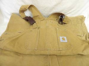 lot 1637 image: Carhartt Bib Overalls 42x34