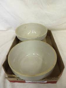 lot 1644 image: Crock Bowls