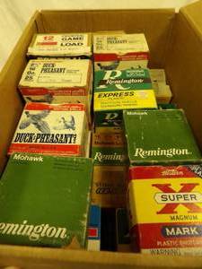 lot 1657 image: Shot Gun Shell Boxes ONLY