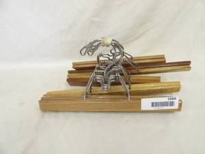 lot 1666 image: 6 Pant Hangers