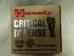 lot 1692 image: Hornady Critica Defense Ammo 9x18MAK