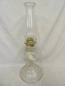 lot 1714 image: Old Oil Lamp Never Used Eagle Burner