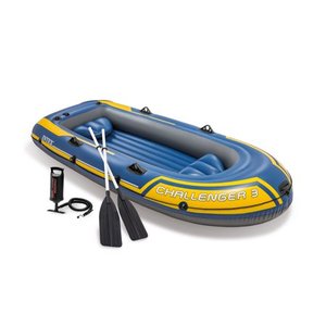 lot 6015 image: Intex - Challenger 3 Boat Set